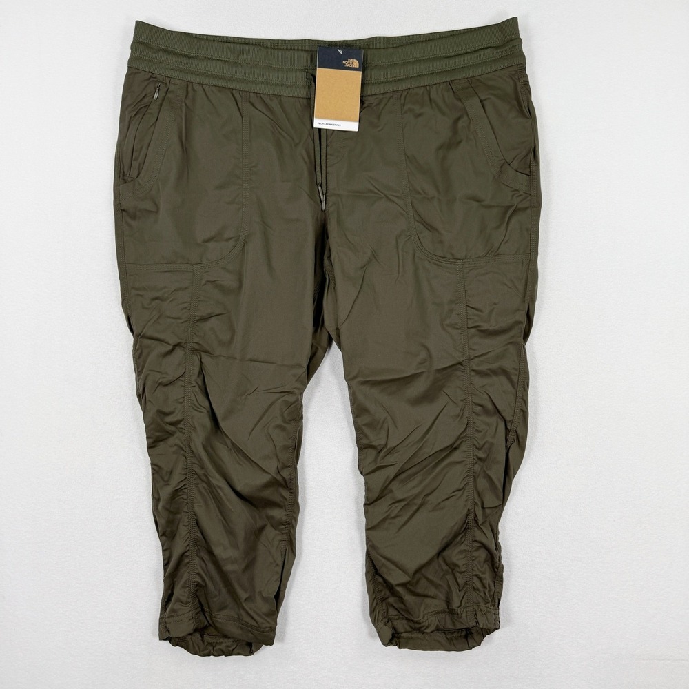 The North Face Womens Aphrodite 2.0 Pants Size 3XL REG Plus Taupe Green NEW